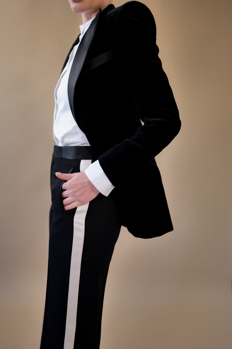 The Tuxedo Flare Trouser